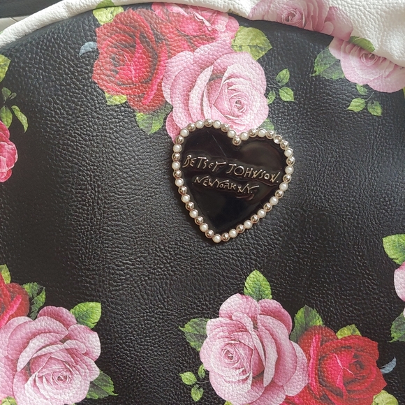 Betsy Johnson floral dot Backpack - Picture 4 of 8